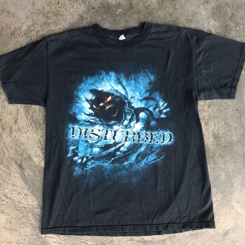 y2k Disturbed Band Tee !!